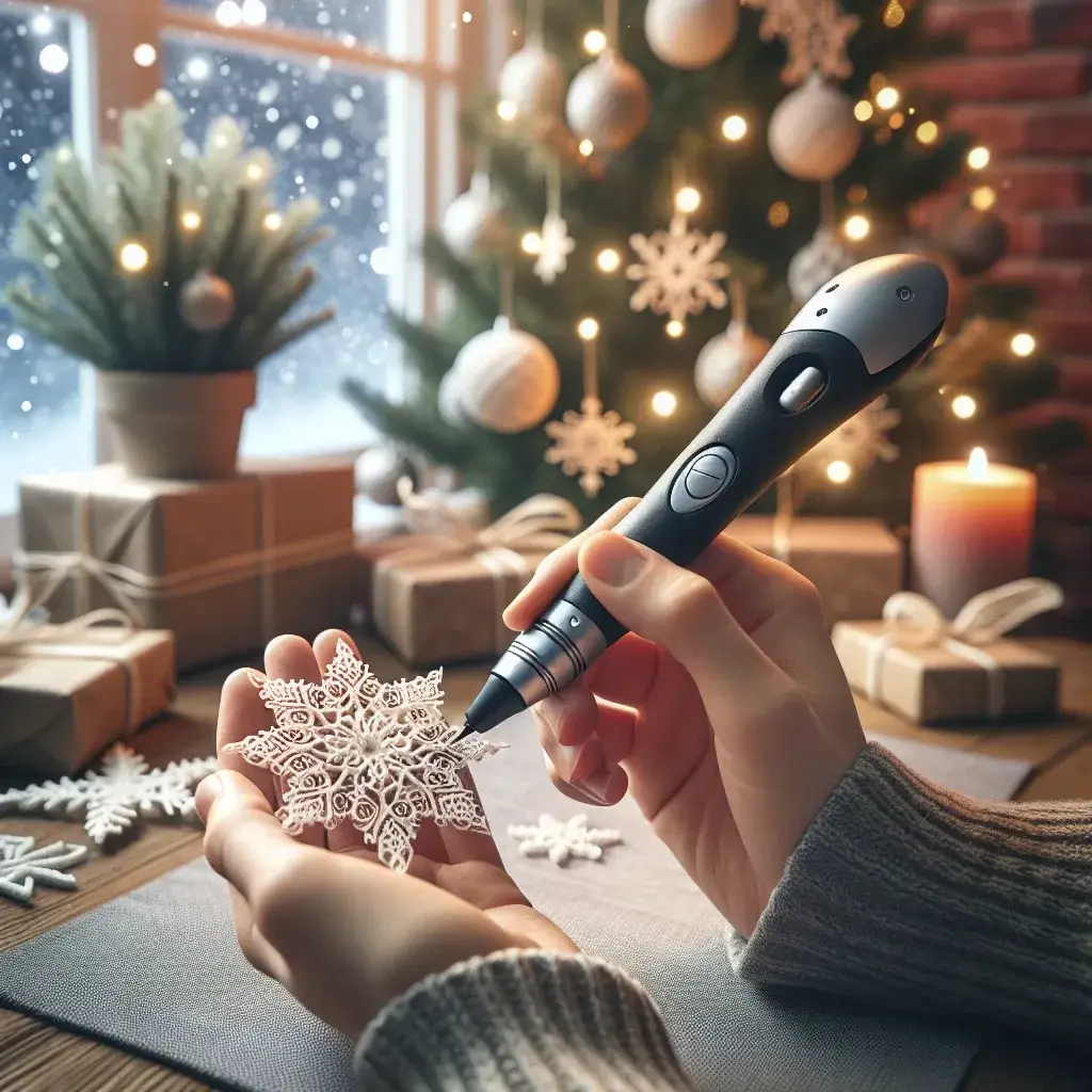 ¿Cuáles son algunos consejos para crear arte con bolígrafo 3D único para decoraciones navideñas?