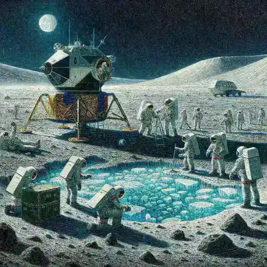 Private Lunar Landing Mission Discovers Unexpected Water Resources